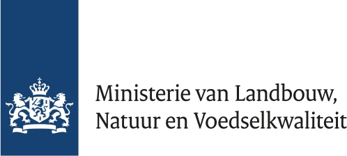 Logo van het Ministerie van Landbouw, Natuur en Voedselkwaliteit